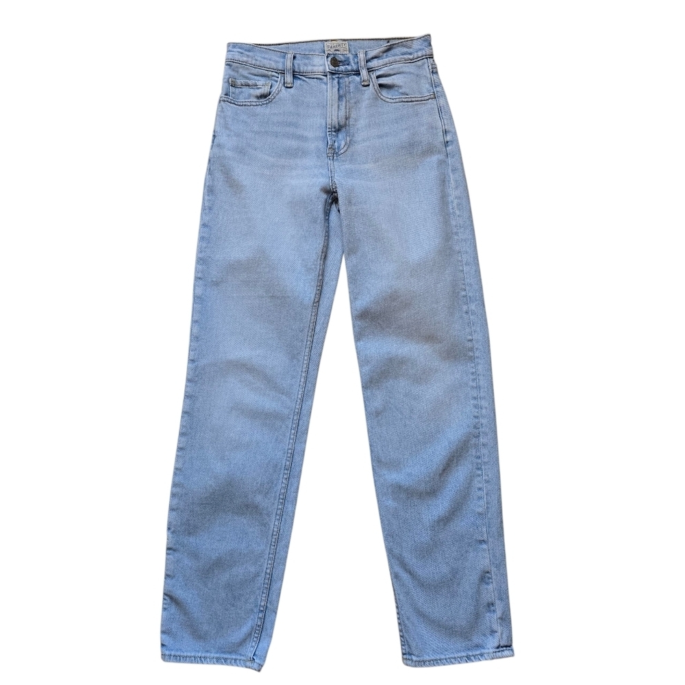 Faherty Organic Cotton Slim Straight Denim Jeans Light Wash, Size 26 - Picture 6 of 14